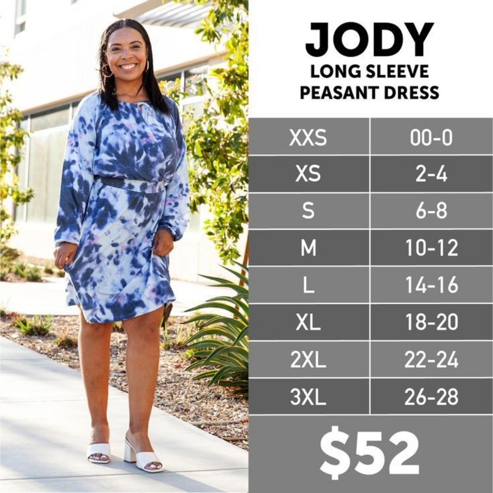 NWT LULAROE JODY SIZE L - Picture 2 of 10